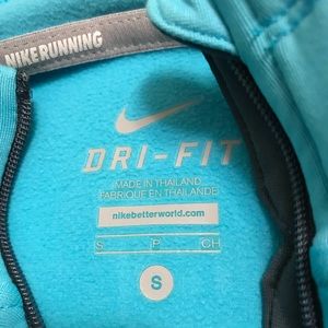 Nike blue running hoodie